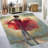 Abstract Artistic Design Non-Woven Soft Printed Rug Adds a Splash of Color and Style to Your Living Space-126080960
