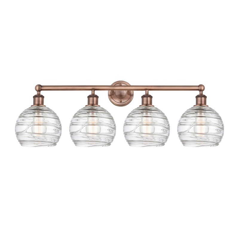 Essex 4 - Light Dimmable Vanity Light, Antique Copper