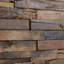 Driftwood 12x24 Textured Reclaimed Wood Mosaic Tile-1505636759