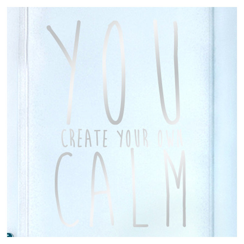 Wall Decal, Shiny Silver