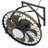 20" Outdoor Waterproof Fandelier Ceiling Fan with Dimmable LED Light and Remote-1691773888