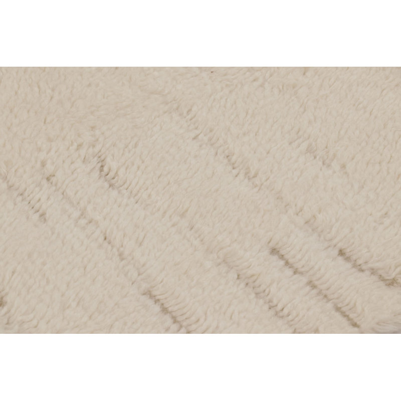 Moroccan Wool Area Rug in White