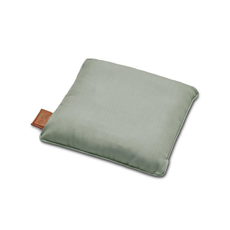 Cordless Heated Throw, Mint/Grey