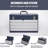Portable Metal Tool Box 21-Inch With 4 Drawers, Bearing Slide System, And Powder Coated Surface For Clean Storage Smooth Slide, , Padding Protection During Transport-672900121