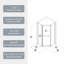 Porte de douche pivotante-112984416