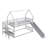 Parowan Twin Over Twin Metal Bunk Bed by Harper Orchard-804721929