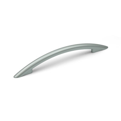 128mm Matt Chrome Curved Bow Handle 
