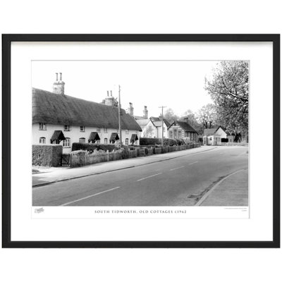 South Tidworth, Old Cottages C1962 by Francis Frith - Single Picture Frame Print