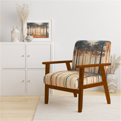 Chaise rembourrée Forest - Fauteuil Whispering Sunset