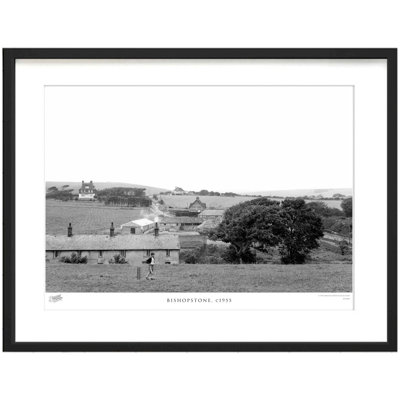 Bishopstone, C1955 by Francis Frith - Single Picture Frame Print