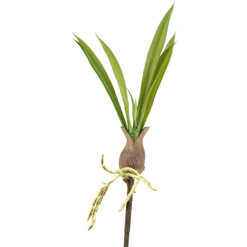 Faux Orchid Foliage Plant, 11" x 3" x 3"