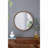 31.5" Round Pine Wood Mirror