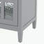 Meuble-lavabo de salle de bain avec lavabo en céramique, tablette réglable et plateau basculant-777970450