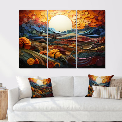 Countryside Fusion Unveiled I - Farm Wall Art Living Room Set
