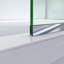 Panneau de verre fixe sans cadre de l 34 po x H 72 po avec traitement de verre ClearMax Linea-29345444