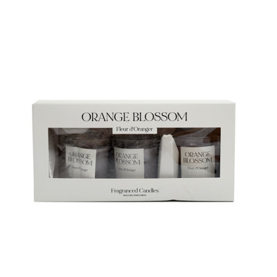 Scented Jar Candle with Glass Holder