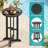 2 - Person HDPE Outdoor Patio Bar Set-853996296