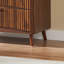 Ensemble de 2 commodes cannelées 3 tiroirs