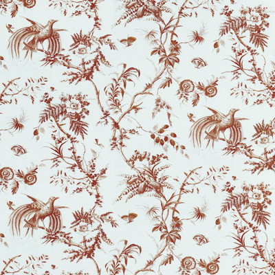 Schumacher x Jill Lasersohn Toile De La Prairie Fabric