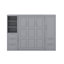 Grand lit escamotable avec tiroirs et tablettes-1281599921