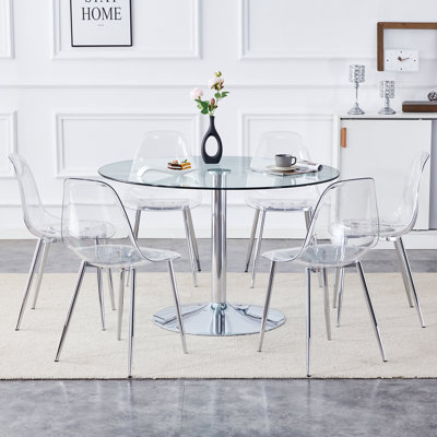 Ensemble de table de salle à manger 7 pièces Modern Modern