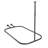 Utopia Alley Rustproof Aluminum Hoop Shower Rod With Ceiling Support for Clawfoot Tub, 54 Inch Extra Large Size by 26 Inch-50129351