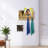 Sorbus Key Holder With Shelf For Mail, Rustic Wooden Key Rack, Mail Holder For Wall, Entryway Key Hangers, Decorative Necessities (Maple)