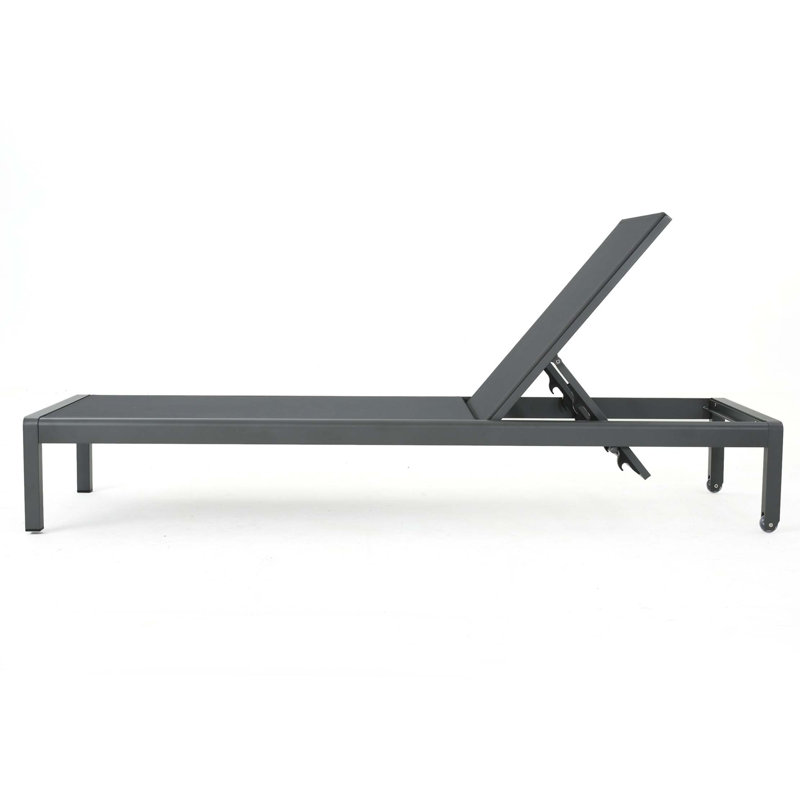 Chaise longue Cape Coral Kd (Mp2) (ensemble de 2), Gris
