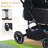 3-in-1 Pet Stroller for Dog, Folding Cat and Dog Stroller with Detachable Cradle-117170579