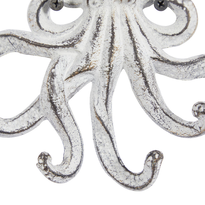 Breakwater Bay Finnell Octopus Wall Hook - Thumbnail 2