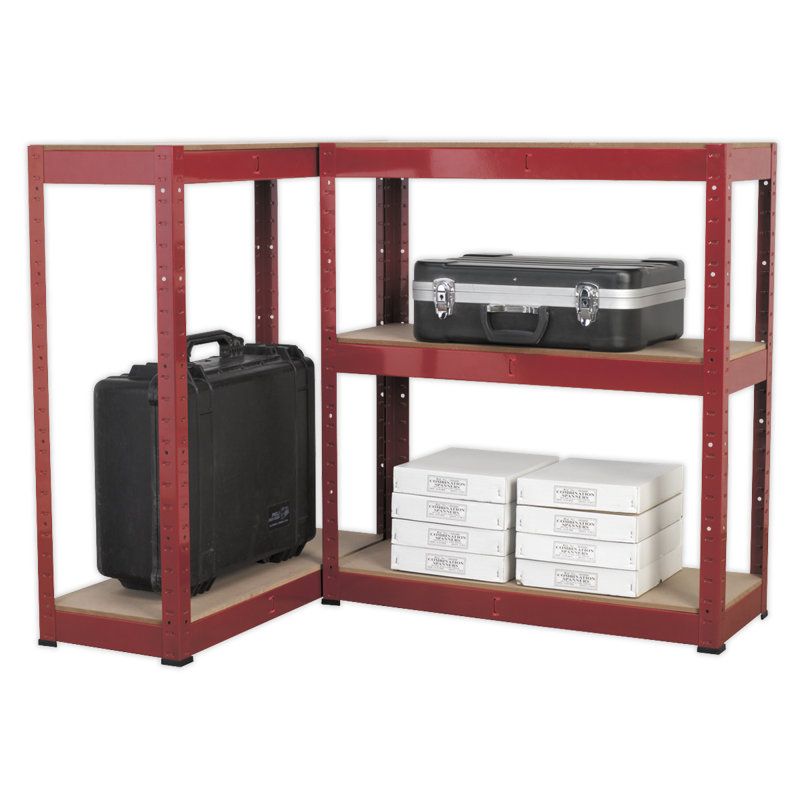 Kalene Metal Shelving Unit, 180cm H x 80cm W x 30cm D