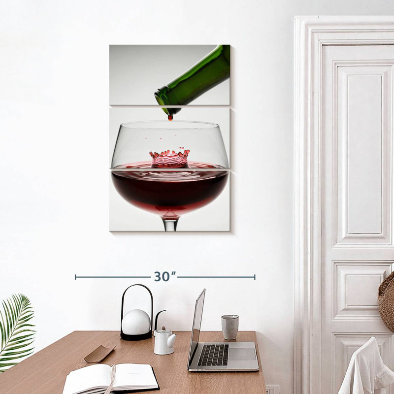 Yarlin Wine Drop, 32" H x 20" W