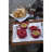 STAUB Ceramic 3-pc Mini Round Cocotte Set with Tray - Cherry-182986804