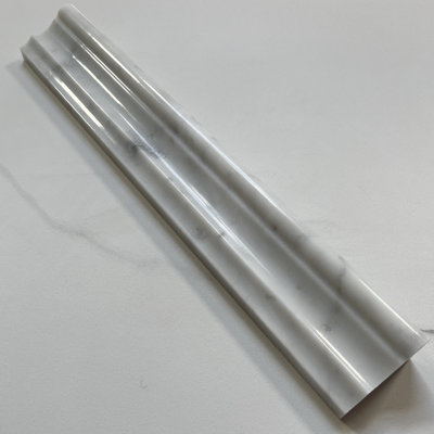 Carrara Chair Rail Trim Moulding 2" x 12" Marble Floor Use Tile