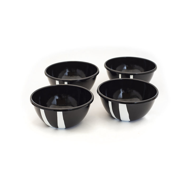 34 oz. Abstract Dining Bowl, Black