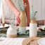Ensemble de 3 bouteilles décoratives en bois Darreion