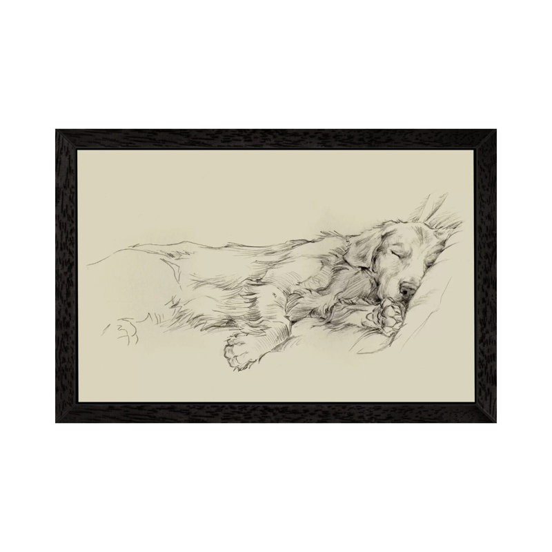 Dog Days III by Ethan Harper - Wrapped Canvas Print, 66.04 cm H x 45.72 cm W, Black Framed