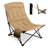 1 PCS Portable Folding Camping Chair with 500 LBS Support Side Pocket and Carry Bag-1783863085