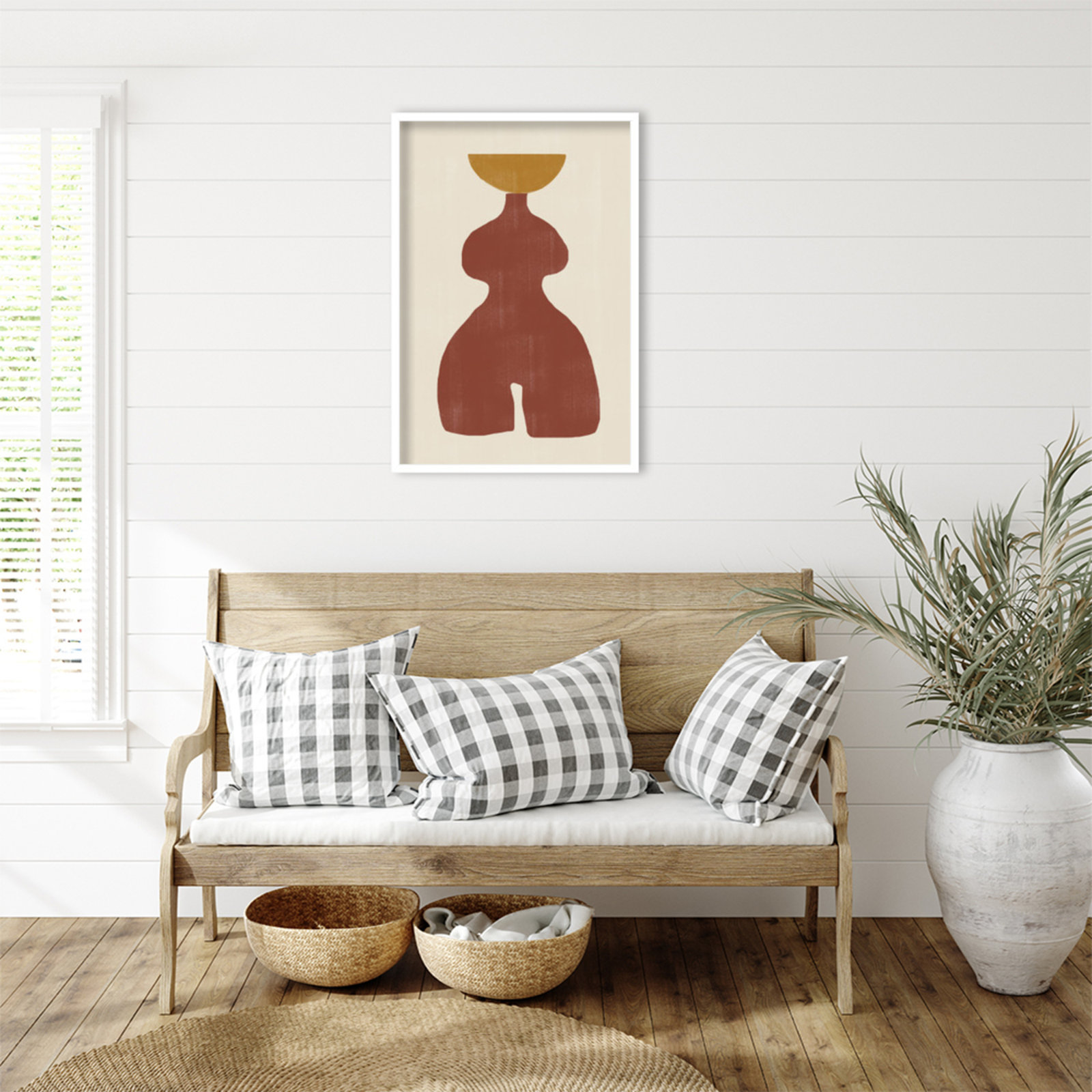 Rockingham "Vase No. 11" Print, White, 33" H x 23" W