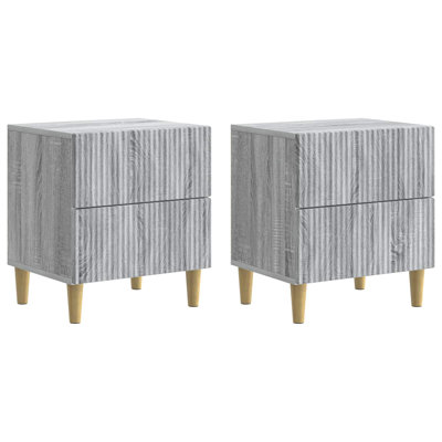 43cm W Manufactured Wood Bedside Table