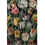 Tapis décoratif noir et vert multicolore à motif floral-798863311
