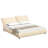 Miheli Upholstered Bed With Adjustable Headboard & Wooden Frame-111452548-112498843