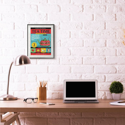 «Tea Time Vintage Comic Book Design» par Ester Kay, impression sur toile