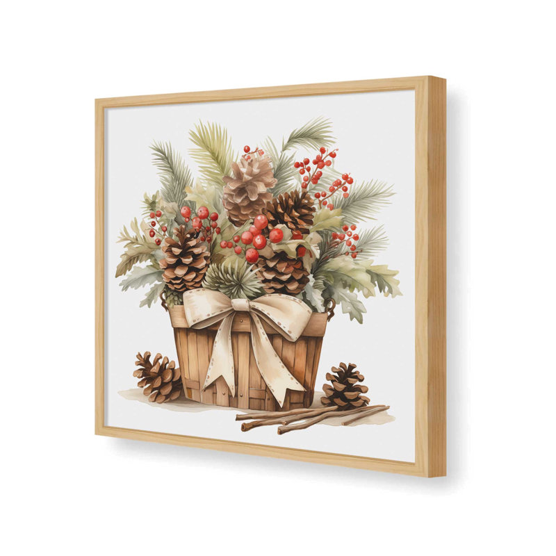 «Forest Floor Treasure» par Heidi Kuntz, reproduction d'art, L 12 po x H 12 po, Érable, Impression encadrée