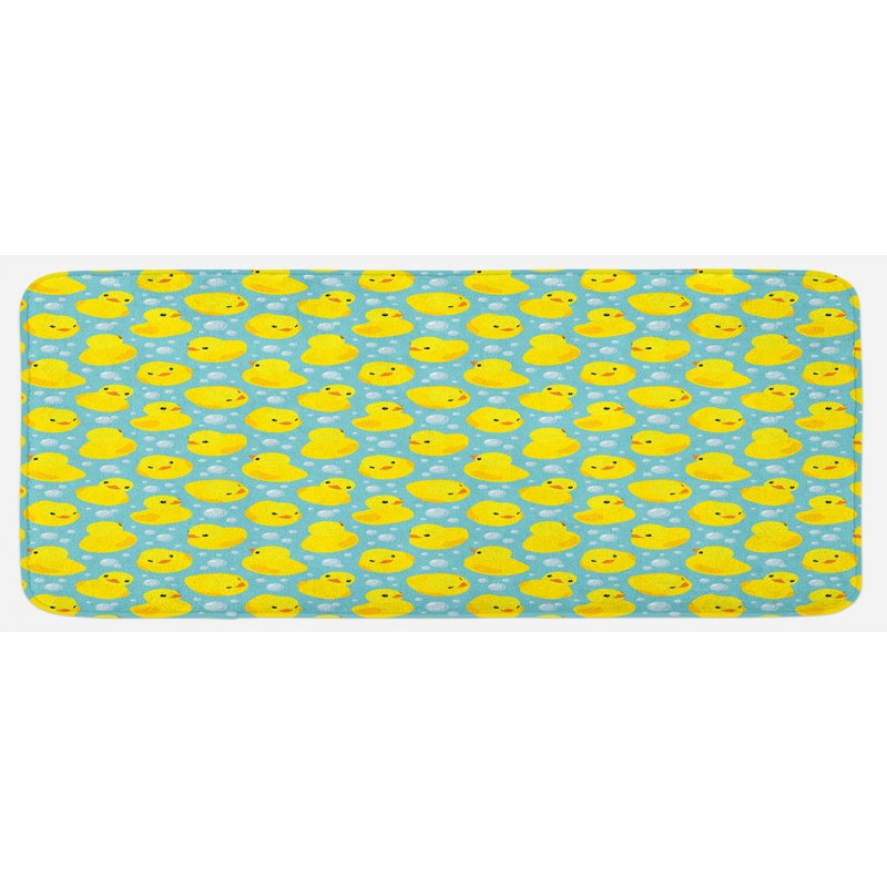 Tapis de cuisine en caoutchouc canard