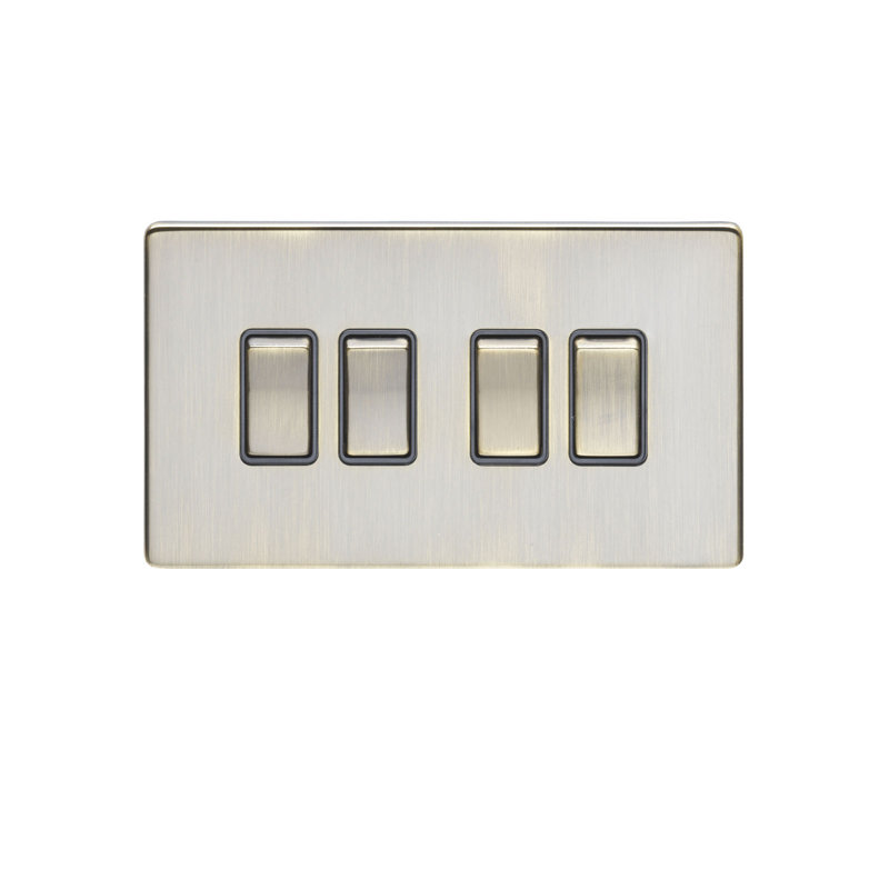 3Mm Slim Profile - Light Switch, Antique