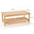 47.2" Solid Wood Frame Coffee Table with Storage-2071976759