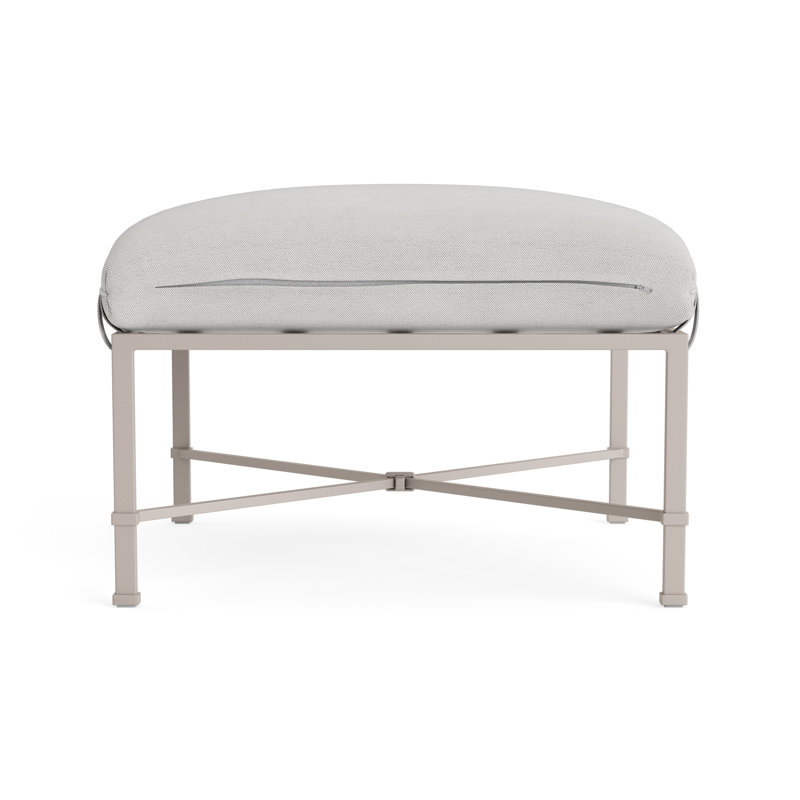 Venetian Outdoor Ottoman, Fushion Dove, Dove Smooth