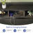 Bed Frame with Headboard & 2 Hidden Storage Cabinets, Bed with Charging Station &  RGB LED Lights-1862735898