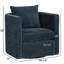 Fauteuil demi-tonneau pivotant-1514602345